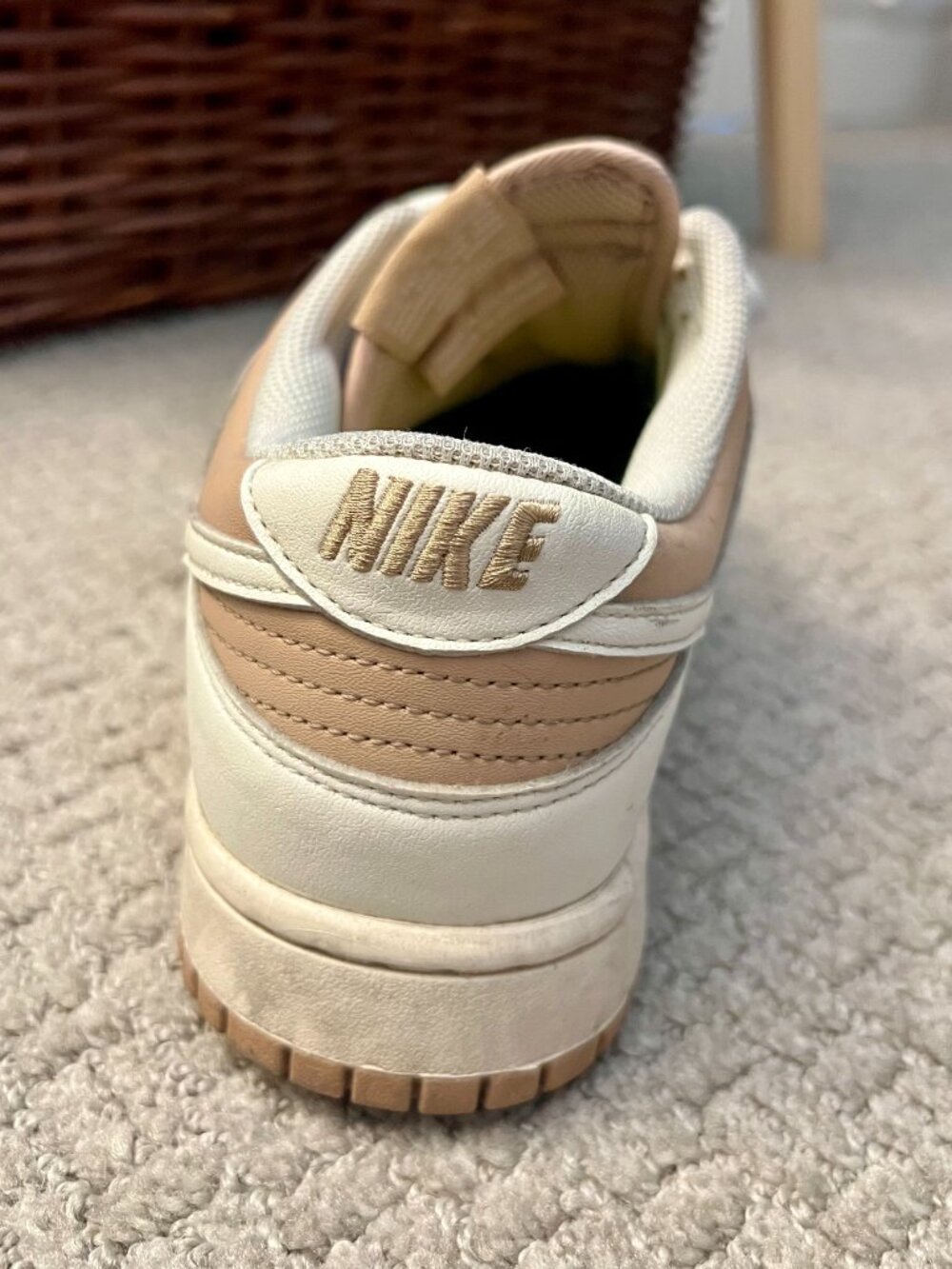 Nike Dunk Low - Beige Women's Size 10 - Picture 4 of 7